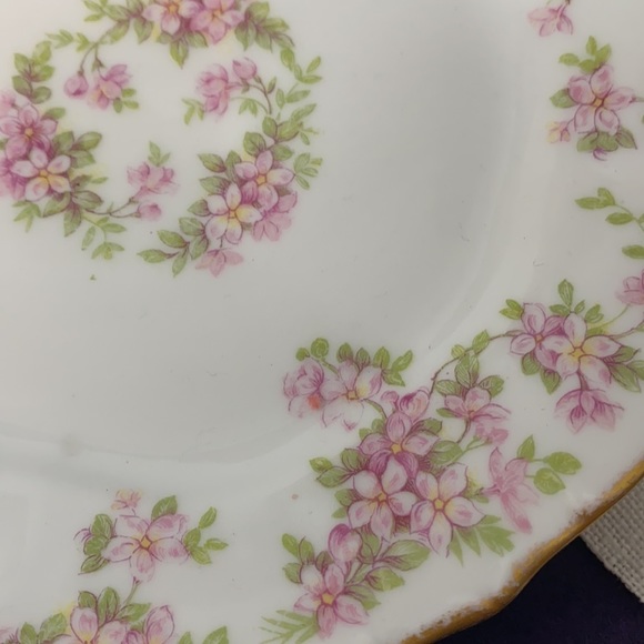 . Vintage Elite Works Floral Plates - Set of 4 - Made in Limoges France - Picture 5 of 8